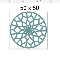 Mandala 9. pack of 1 50x50mm. Min buy 3 packs